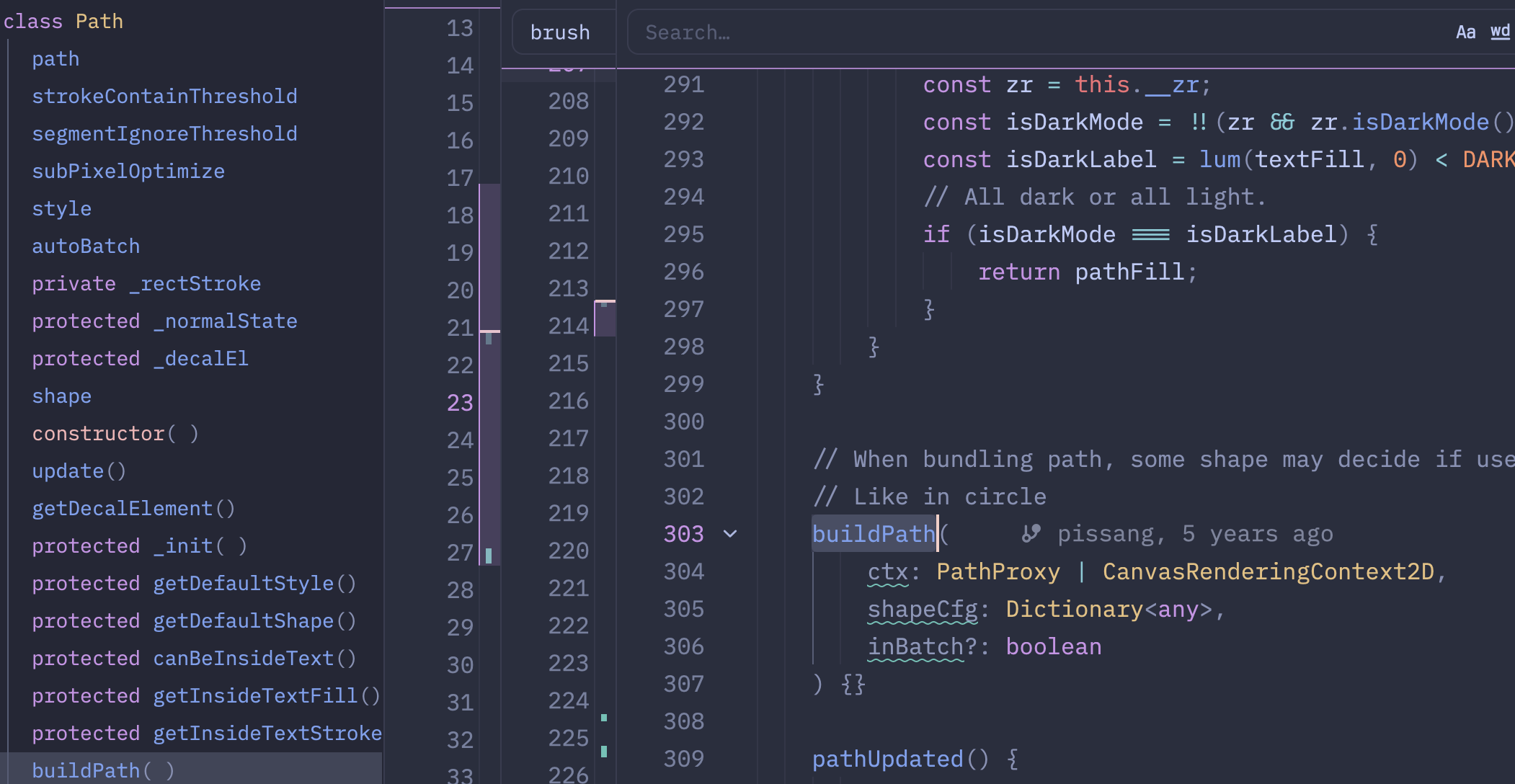 Path buildPath interface