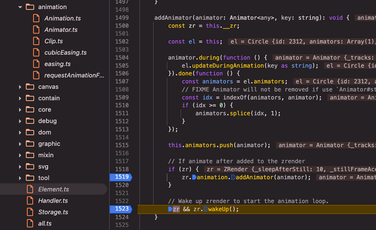addAnimator