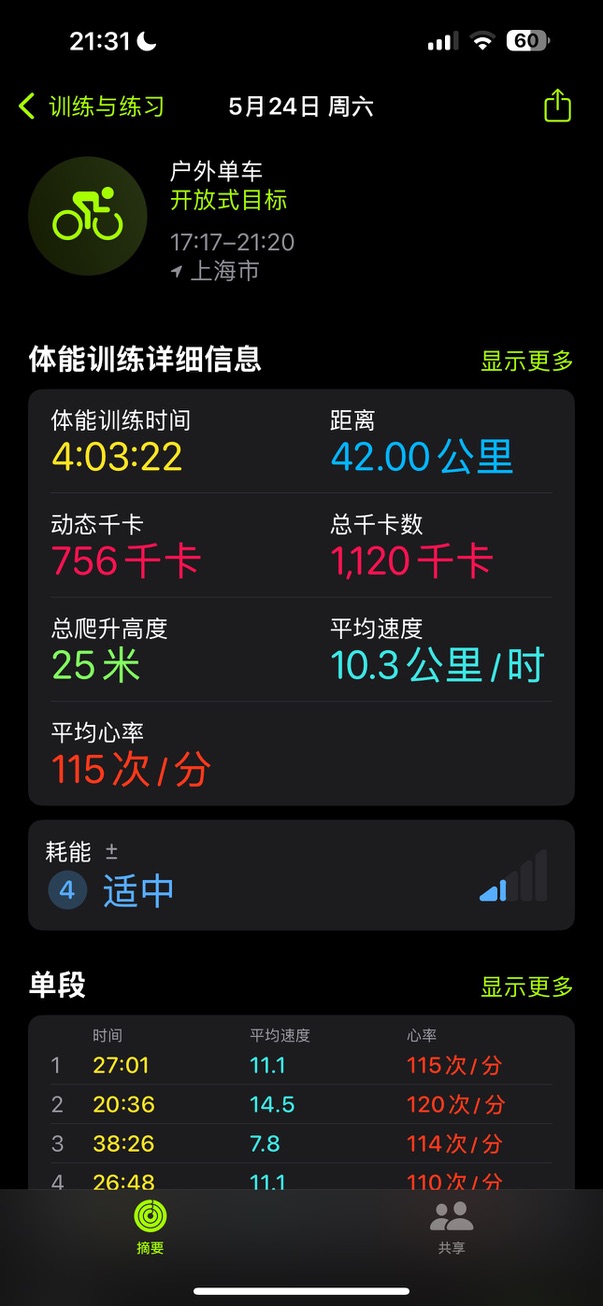 做饭夜骑